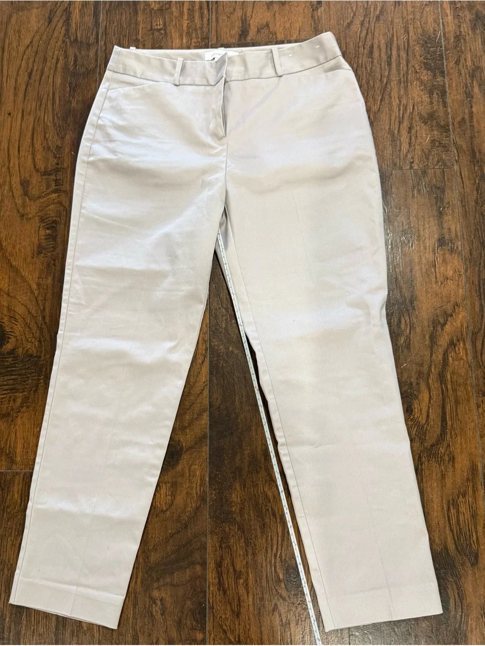 Liz Claiborne Light Taupe Straight Leg Dress Pants